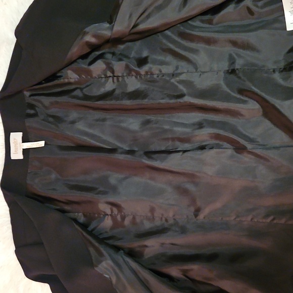 Black Zippered Blazer SIZE 10 - Picture 7 of 10